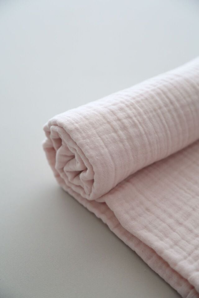 Pembe 4 Katlı Müslin Battaniye