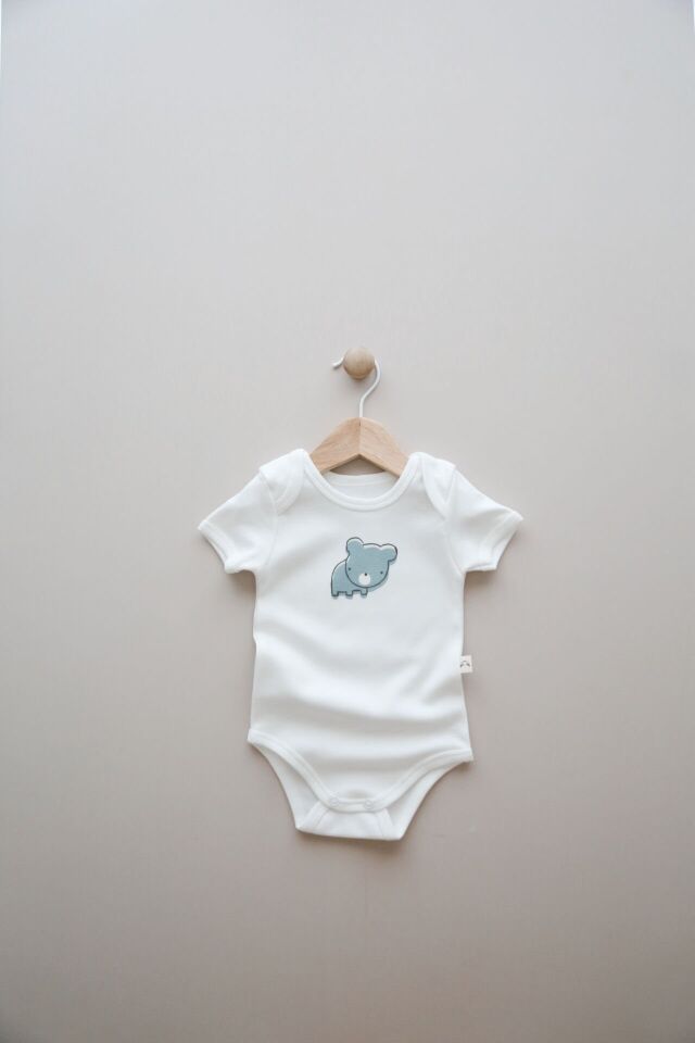 3'lü Hayvan Desenli Çıtçıtlı Zıbın Body Seti