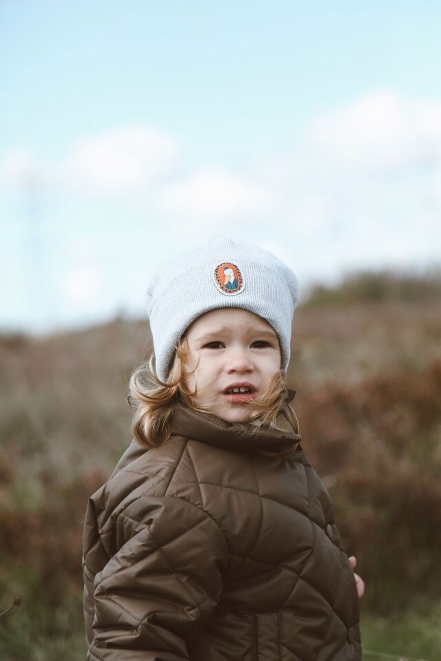 Gri Çocuk - Bebek Bere Unisex
