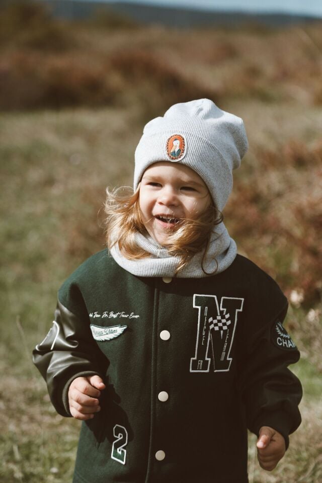 Gri Çocuk - Bebek Bere Unisex