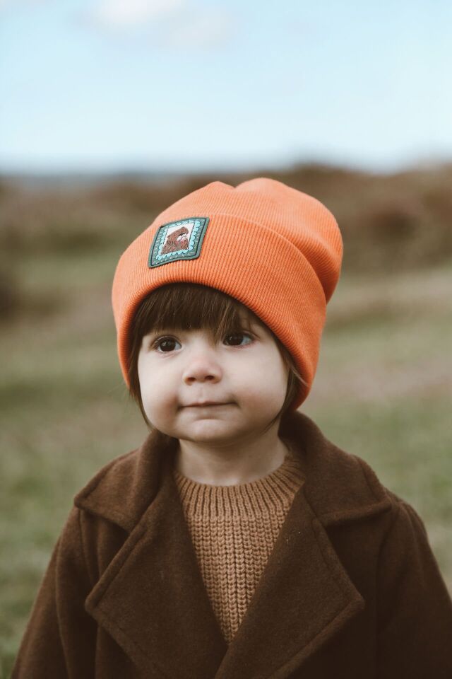 Turuncu Çocuk - Bebek Bere Unisex