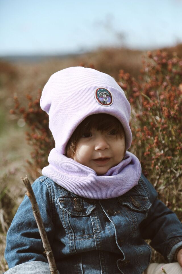 Lila Çocuk - Bebek Bere Unisex